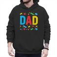 Dad Master Builder Building Bricks Blocks Family Fathers Day Men Hoodie