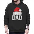 Dad Santa Christmas Family Matching Pajamas Papa Xmas Father Short Sleeve Men Hoodie