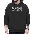 Dada Cow Print Cow Pattern Cow Dad Father's Day Daddy Cow Men Hoodie