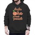 Dada Dad First Birthday One Sweet Peach Bday Family Matching Men Hoodie