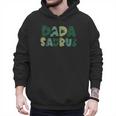Dada Saurus Dad Dinosaur Three Rex Birthday Boy Girl Family Men Hoodie
