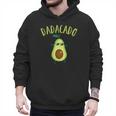 Dadacado Cute Daddy Avocado Pregnant Dad Father Day Men Hoodie