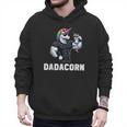 Dadacorn Unicorn Dad Papa Father's Day Daughter Men Hoodie