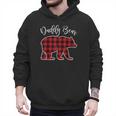 Daddy Dad Bear Pajama Red Buffalo Xmas Family Christmas Men Hoodie