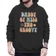 Daddy Dad Two Groovy Second Birthday Retro 2nd Bday Party Men Hoodie