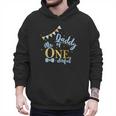 Daddy Of Mr One-Derful Party Blue-Gold Dad Boy 1st Birthday Men Hoodie