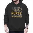 My Daughter Is A Nurse Proud Nurse's Mom Dad RN LPN Family Men Hoodie