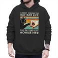 I Didn't Choose The Cat Dad Life Funny Cat Lovers Vintage Men Hoodie I Didn't Choose The Cat Dad Life Funny Cat Lovers Vintage Men Hoodie