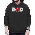 Disney Mickey And Friends Dad Mickey Distressed Text Logo Men Hoodie