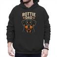 Dog Owner Dad Rottweiler Rottie Dad Men Hoodie