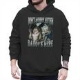 Don't Worry Kitten Daddy's Here Cool Alpha Wolf Meme Men Hoodie