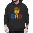 Family Dad Master Builder Building Bricks Blocks Fathers Day Men Hoodie