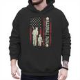 Father's Day Baseball Papa USA Flag Dad Men Baseball Men Hoodie Father's Day Baseball Papa USA Flag Dad Men Baseball Men Hoodie