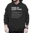Father's Day For Office Dad Fixer Of Everything Men Hoodie