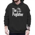 Fathers Day The Pug Father Pug Daddy Papa Fur Dad Dog Owner Men Hoodie