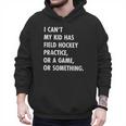 Field Hockey Mom And Dad Practice Game Men Hoodie