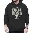 The Final Boss Vintage Rock Bull Fun Tee For Strong Dads Men Hoodie