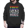Free Dad Hugs LGBT Gay Pride Month Transgender Rainbow Flag Men Hoodie