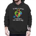 Fun Heart Puzzle Shirts Dad Autism Awareness Family Support Men Hoodie