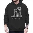 Fur Dad Pet Lover Cat Dog Dad Husband Fathers Day Wife Men Hoodie