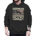 German Shepherd Dad Shirt American Flag German Shepherds Men Hoodie