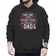 This Girl Loves Hunting With Her Dad Pink Deer Hunter Men Hoodie