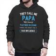 Grandpa Papa Partner In Crime Dad Men Hoodie