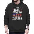 I'm A Dad Pawpaw And A Veteran Shirt Men Grandpa Fathers Day Men Hoodie
