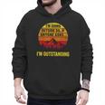 I'm Going Outside If Asked I'm Outstanding Dad Joke Men Hoodie