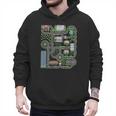 Kid Play Cars On Dad Back Race Track Mat Fathers Day Men Hoodie