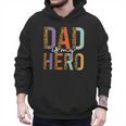 Kids Fathers Day Shirt For Son Daughter My Dad Is My Hero Men Hoodie