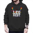 Leg Rest Naughty Dad Joke Vagitarian Lesbian Men Hoodie
