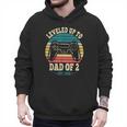 I Leveled Up To Dad Of 2 2026 Promoted To Dad Of Two Kids Men Hoodie I Leveled Up To Dad Of 2 2026 Promoted To Dad Of Two Kids Men Hoodie
