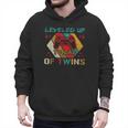 Leveled Up To Dad Of Twins Video Gamer Gaming Men Hoodie