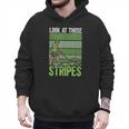 Look At Those Stripes Lawn Mowing Dad Lawn Mower Small Men Hoodie