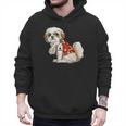 I Love Dad Tattoo Shih Tzu Dad Father's Day Men Hoodie