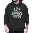Lung Cancer Dad Ribbon Men Hoodie