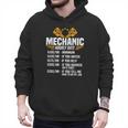 Mechanic Men Dad Hourly Rate Car Auto Garage Mechanic Men Hoodie