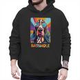 Mom & Dad Of a Basshole Basset Hound With Glasses -Adults Short Sleeve Men Hoodie