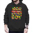 Mom And Dad Birthday Boy Building Bricks Family Party Decor Men Hoodie