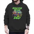 Monster Truck Dad Family Matching Birthday Party Fathers Day Men Hoodie
