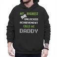 Nerdy Father Day Gamer Dad Daddy Men Love Video Gaming Men Hoodie