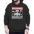 New Dad Prepared For Diaper Duty Daddy Diaper Duty Men Hoodie New Dad Prepared For Diaper Duty Daddy Diaper Duty Men Hoodie