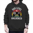 New Dad Shirt Dad Level 4 Unlocked For 4 Kids Gaming Men Hoodie