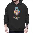 Owl Dad Birthday Party Dad Of The Birthday Girl Owl Men Hoodie