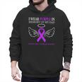 Pancreatic Cancer I Wear Purple In Memory Of My Dad Men Hoodie Pancreatic Cancer I Wear Purple In Memory Of My Dad Men Hoodie