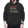 Plumber The Man The Myth The Legend Dad Hero Men Hoodie