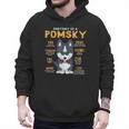 Pomsky Anatomy Dog Mom Dad Men Hoodie
