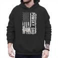 Pomsky Dad American Flag Pomsky Owner Pomsky Lover Men Hoodie