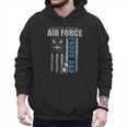 Proud Air Force Dad Of The US Air Force USA Flag Men Hoodie